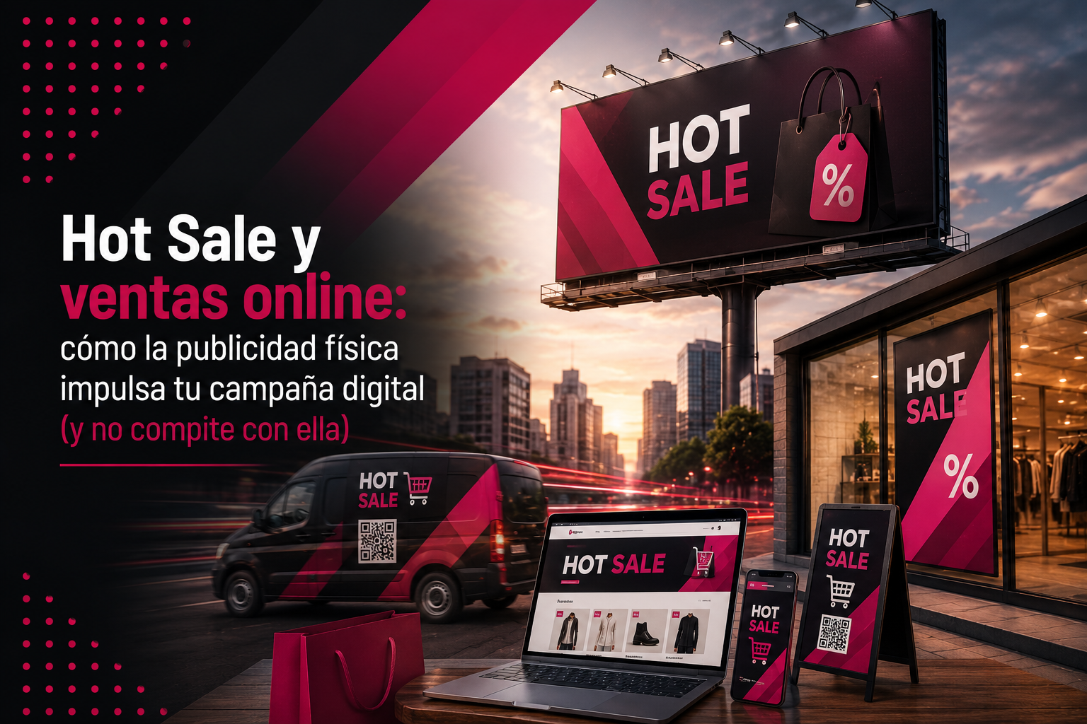 Hot Sale y ventas online: cómo la publicidad física impulsa tu campaña digital (y no compite con ella)